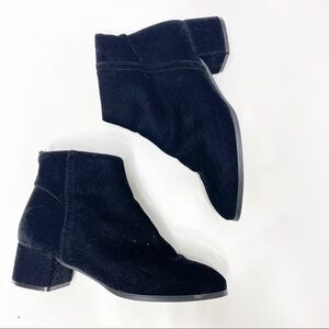 Kurt Geiger Velvet Heeled Booties